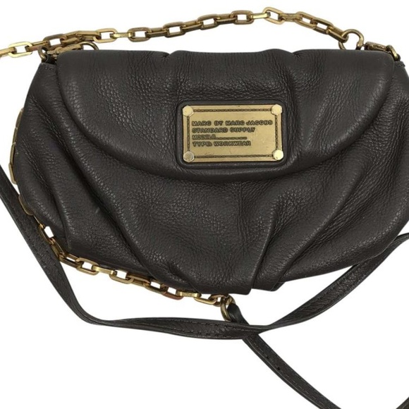 MARC JACOBS Pre-loved Gray Leather handbag - Picture 1 of 8